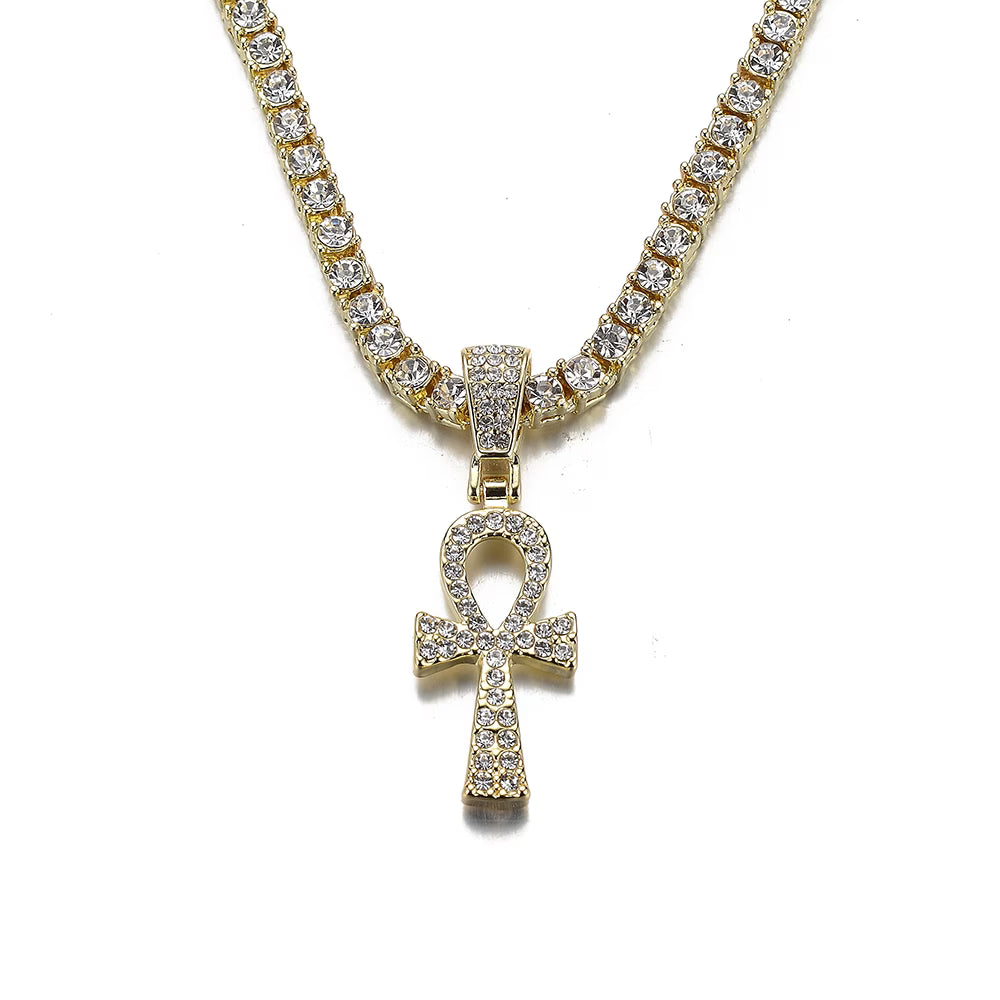 Rhinestone Pendant Necklace