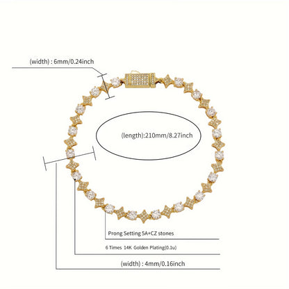 Maison Vale Celestial Tennis Bracelet
