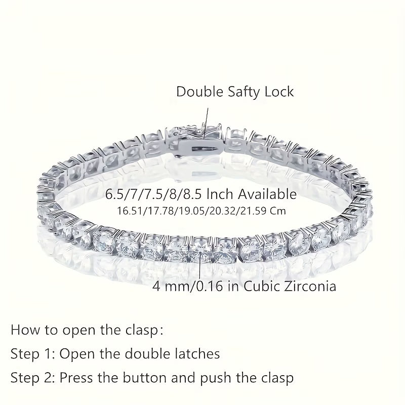 Maison Vale Lumière Tennis Bracelet