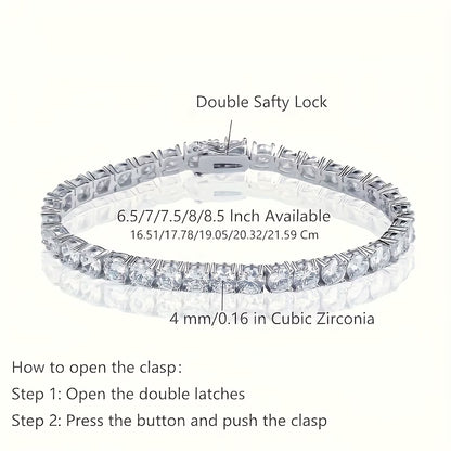 Maison Vale Lumière Tennis Bracelet