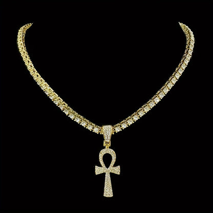 Rhinestone Pendant Necklace
