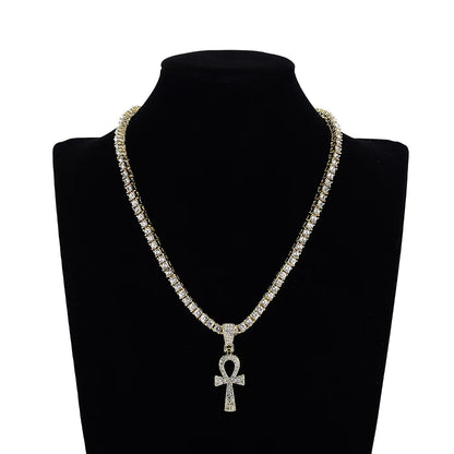 Rhinestone Pendant Necklace
