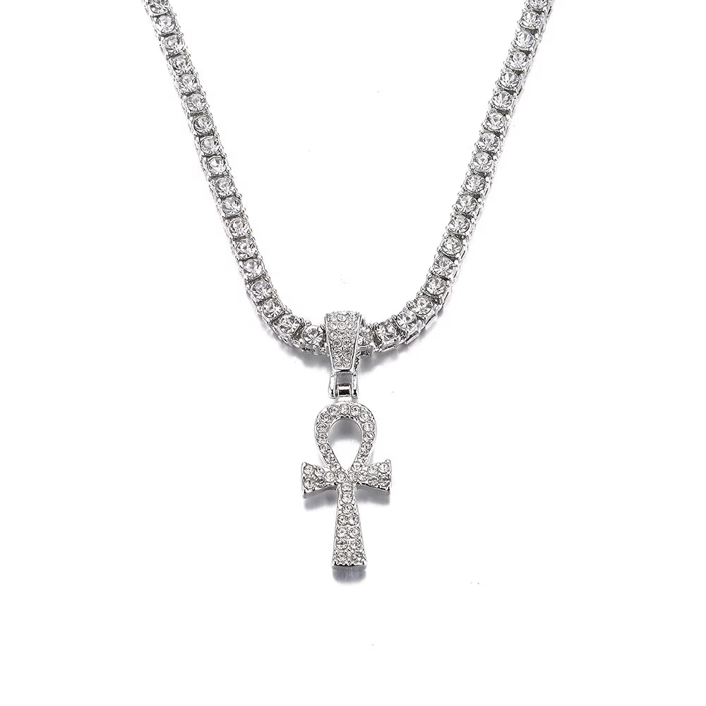 Rhinestone Pendant Necklace