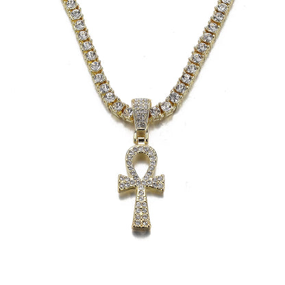 Rhinestone Pendant Necklace